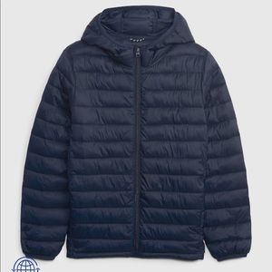 GAP Kids 100% Recycled Lightweight Puffer Jacket size M